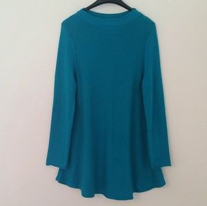 J. Jill Blue Sweater Dress, Size L